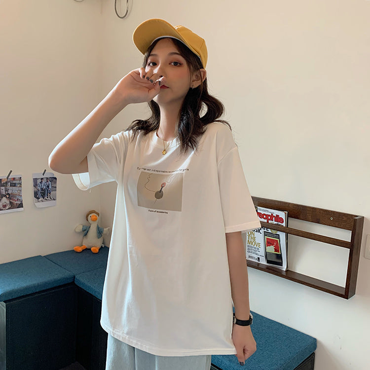 アートTシャツ♡ワンサイズで着回し自由なデザイン S1601