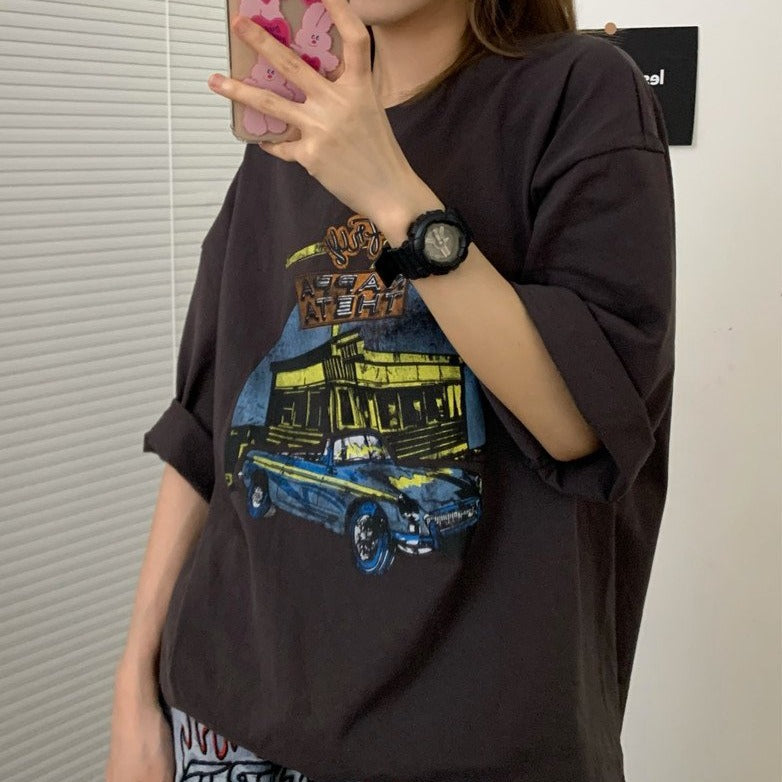 アートなオーバーサイズTシャツ♡ S1684