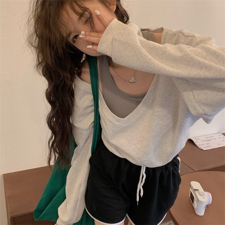 フェイクツーピースカットソー ゆるふわスウェット♡ S2623