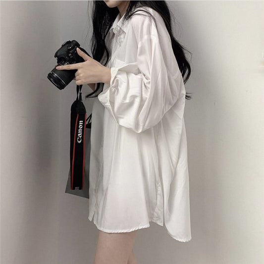 オーバーサイズシャツ ユニセックスでかわいい♡ S1775