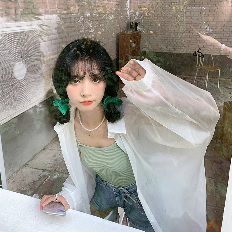 カラバリシアーシャツ♡大人可愛いデザイン S1586