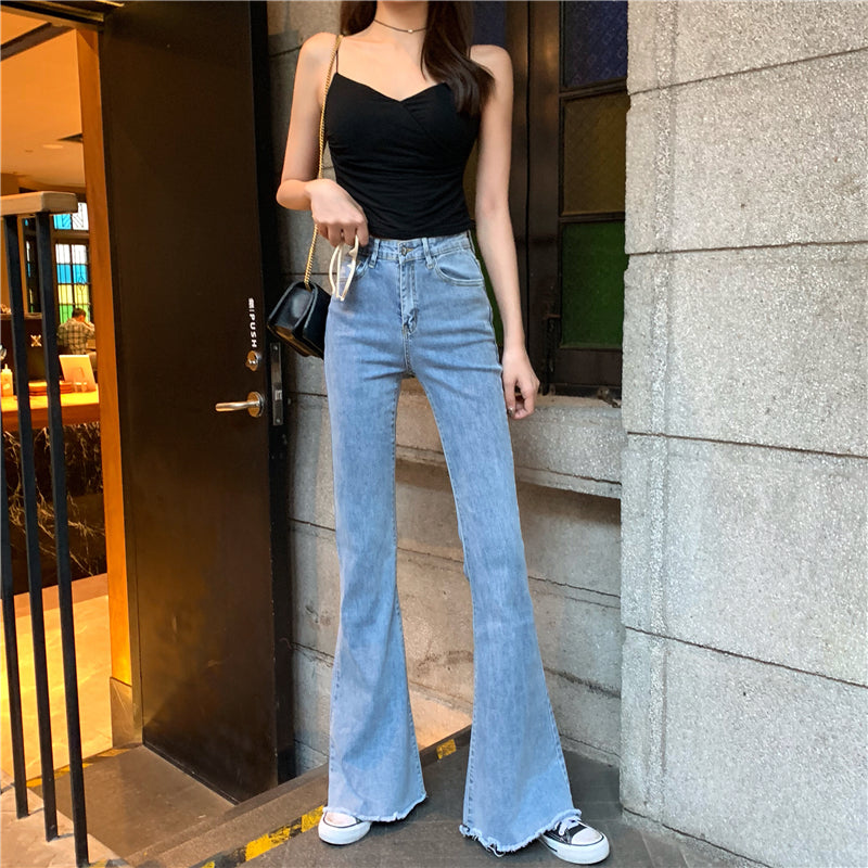 ハイウエストブーツカットデニムパンツ S2845