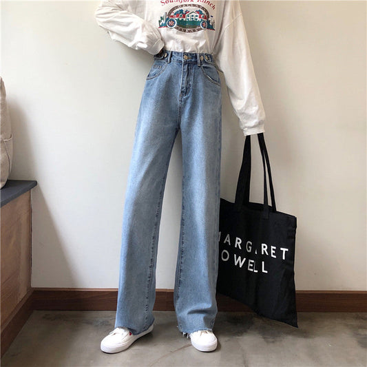 ハイウエストストレートデニムパンツ S2831