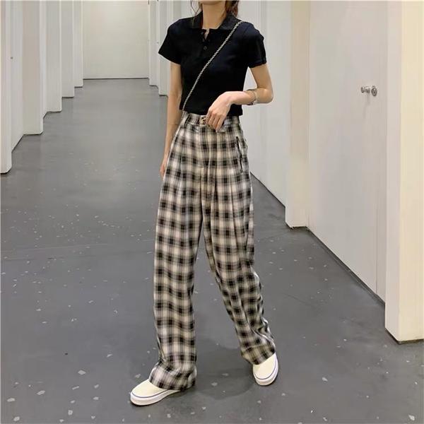 モノトーンチェックパンツ♡大人可愛いデザイン S1717