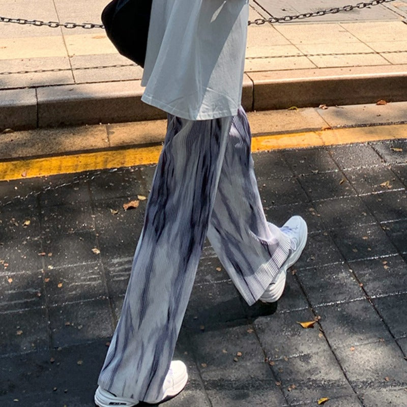 タイダイプリーツパンツ♡カラフルで可愛い S1762