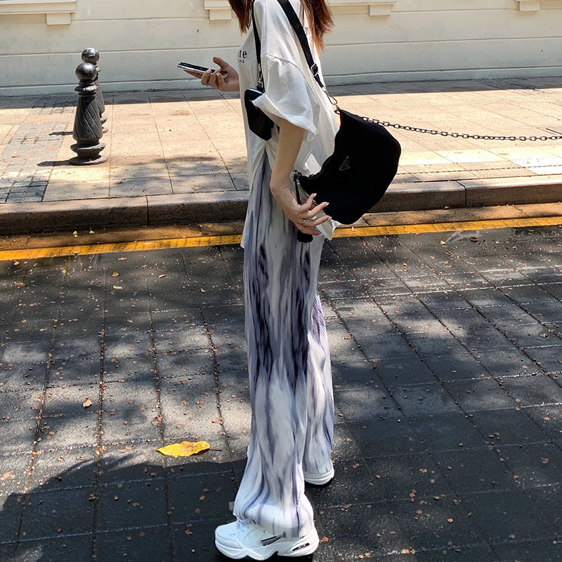 タイダイプリーツパンツ♡カラフルで可愛い S1762