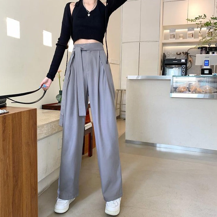 ハイウエストワイドパンツ ゆったりシルエット S2669