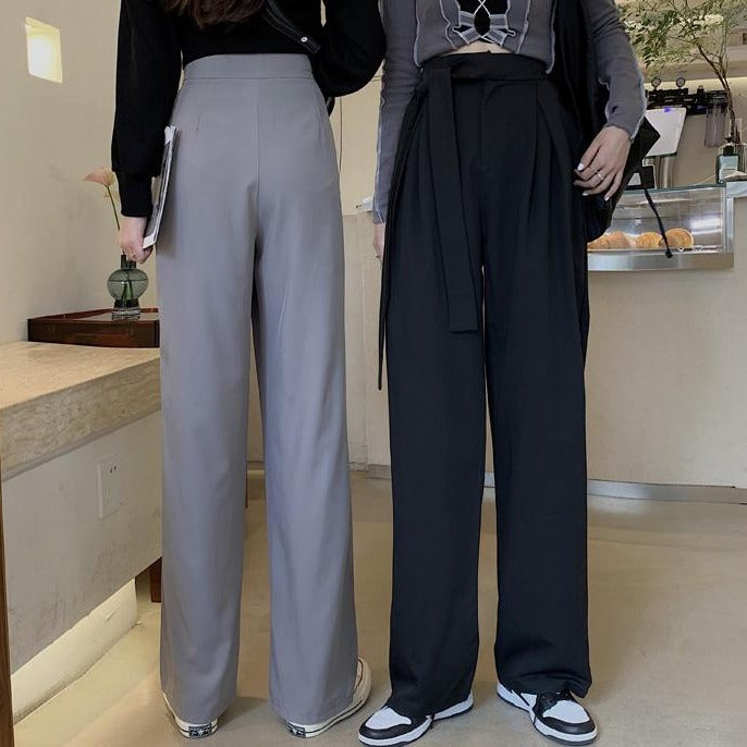 ハイウエストワイドパンツ ゆったりシルエット S2669