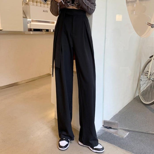 ハイウエストワイドパンツ ゆったりシルエット S2669