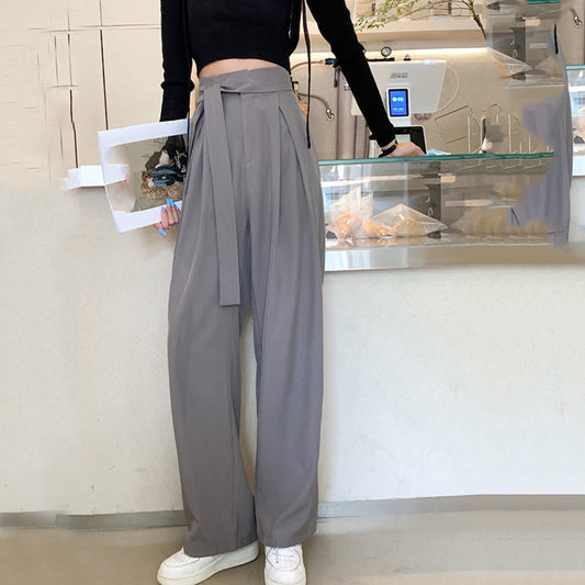 ハイウエストワイドパンツ ゆったりシルエット S2669