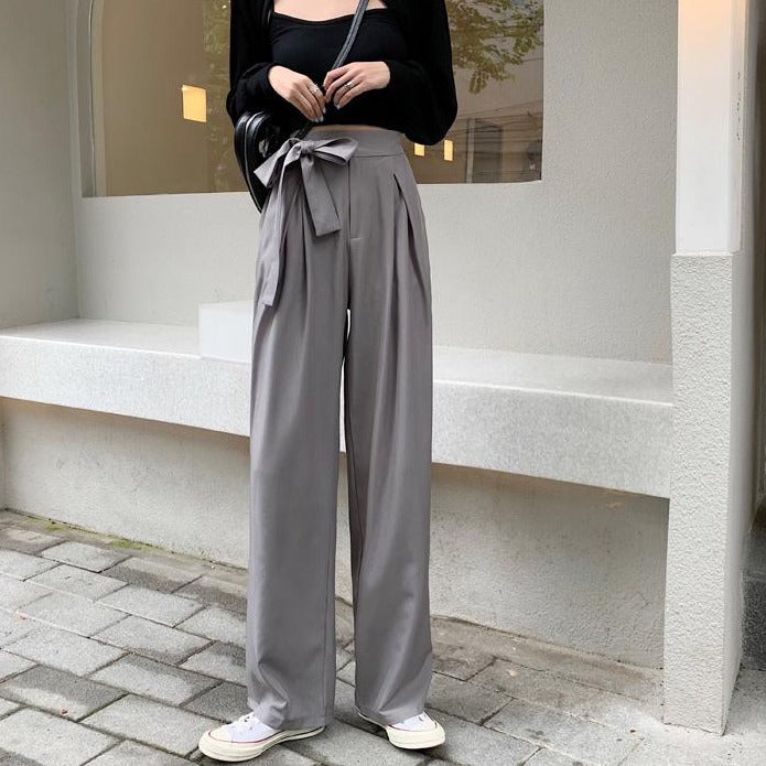 ハイウエストワイドパンツ ゆったりシルエット S2669