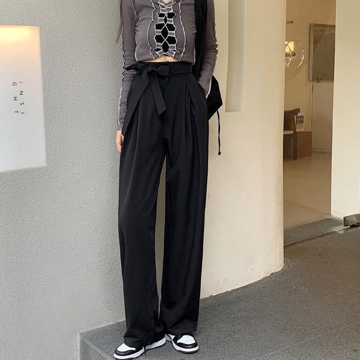 ハイウエストワイドパンツ ゆったりシルエット S2669
