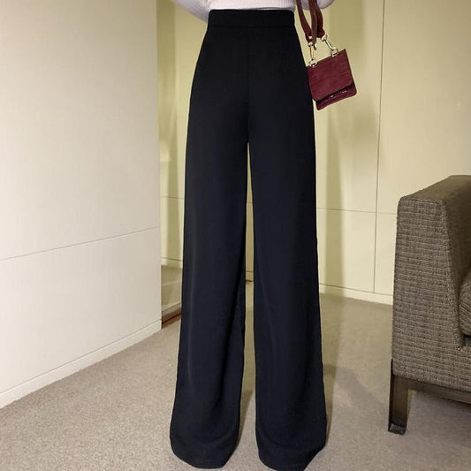 ベーシックストレートパンツ♡脚長効果でおしゃれに S2593