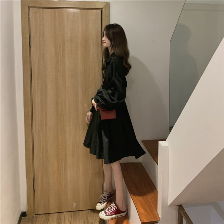 シンプルモノトーンワンピース♡ S1804