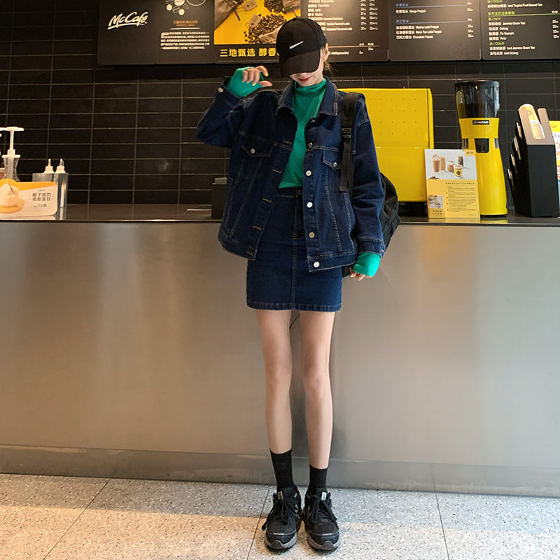 デニムセットアップ♡シンプルでこなれ感抜群 S2810