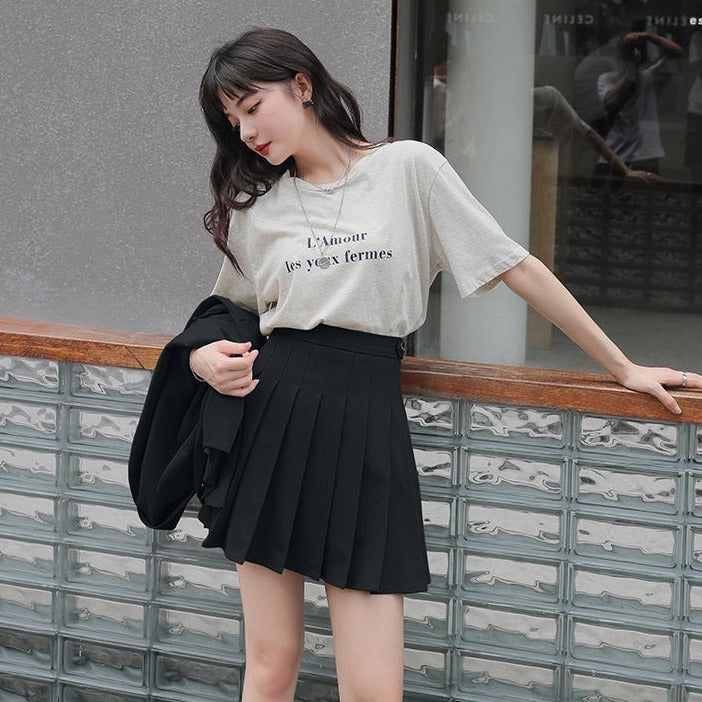 プリーツスカート＆ジャケットのこなれセットアップ♡ S2569