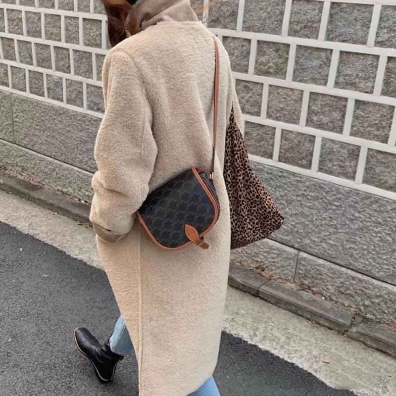 モノグラム柄キャンバスショルダーバッグ♡ヴィンテージ風 S2826