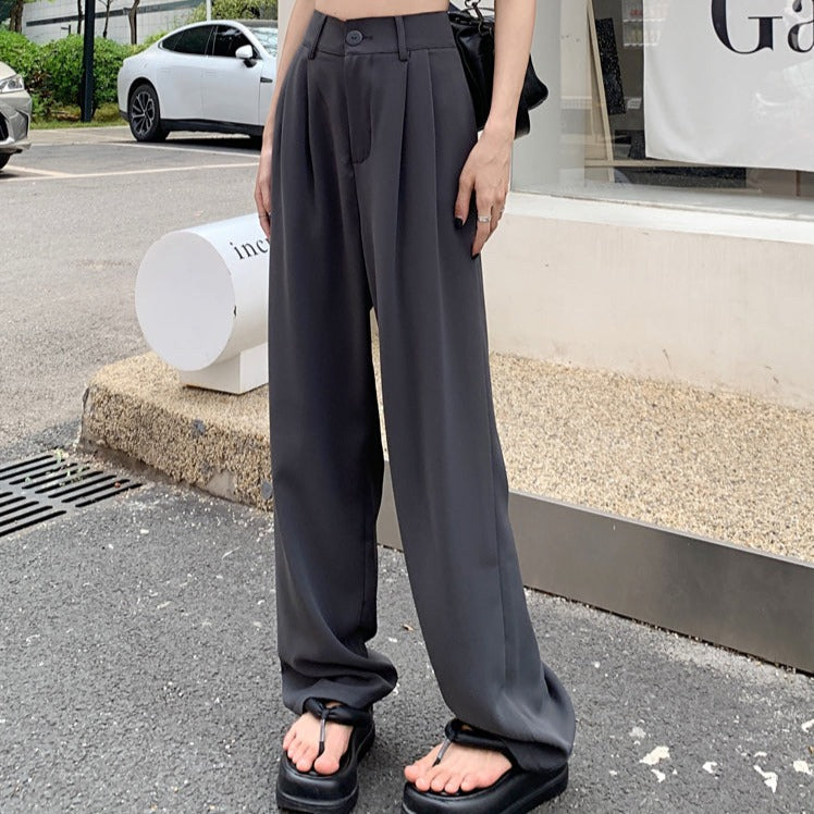 美脚タックストレートパンツ♡ルーズで着心地抜群 S1368