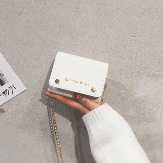 エナメルミニチェーンバッグ♡上品で使いやすい S2528