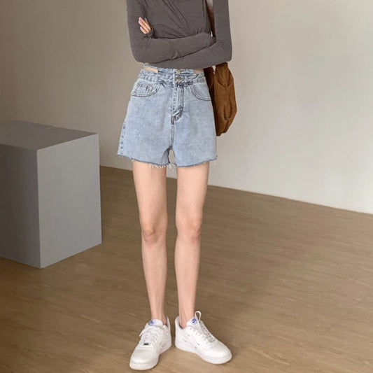美脚見せハイウエストショートパンツ S1563
