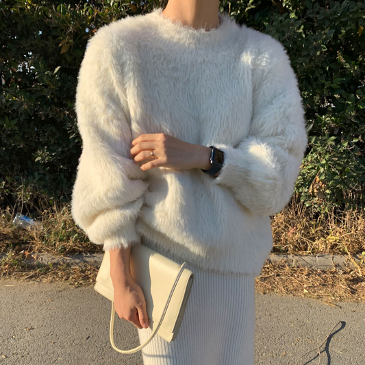 ふわふわオーバーサイズシャギーニット♡秋冬の定番アイテム S1145