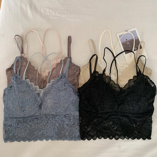 ストレッチカップ付きレースキャミソール S2784