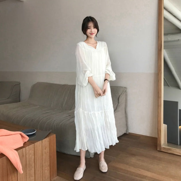 フェアリーなロングワンピース♡大人可愛いデザイン S1710