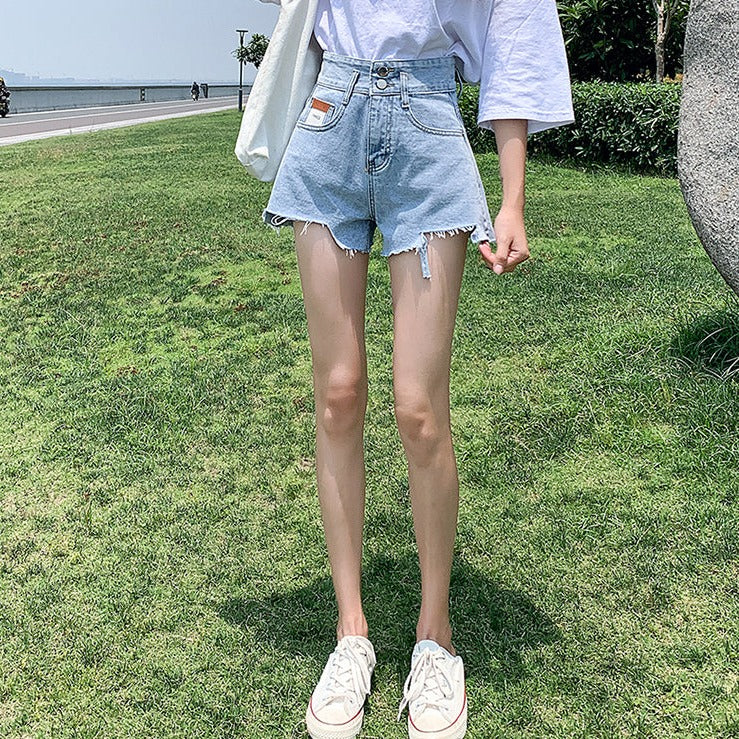 ハイウエストデニムパンツ♡大人可愛いデイリーに S1813