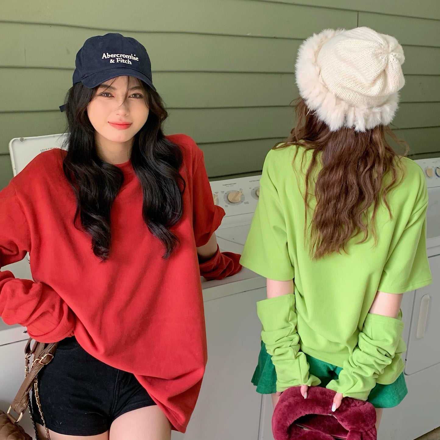 アームウォーマー付きTシャツ♡ゆるかわデザイン S1580