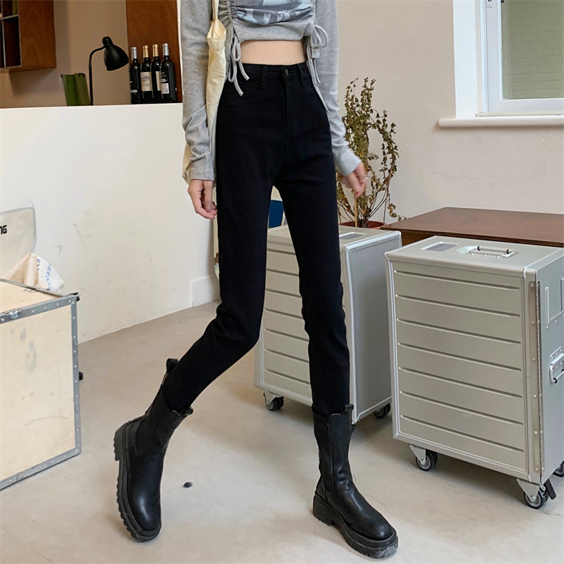 スキニーデニムパンツ♡ハイウエストでスタイルアップ S2489