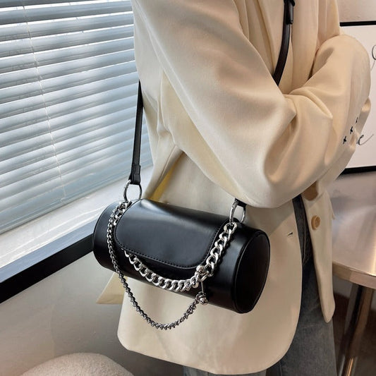 チェーン付きミニ筒バッグ♡大人可愛いデザイン S2371