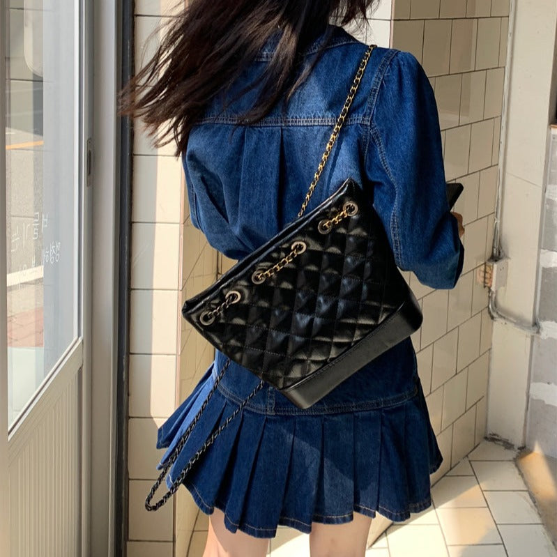 秋ガーリー♡レトロデニムセットアップ S2169