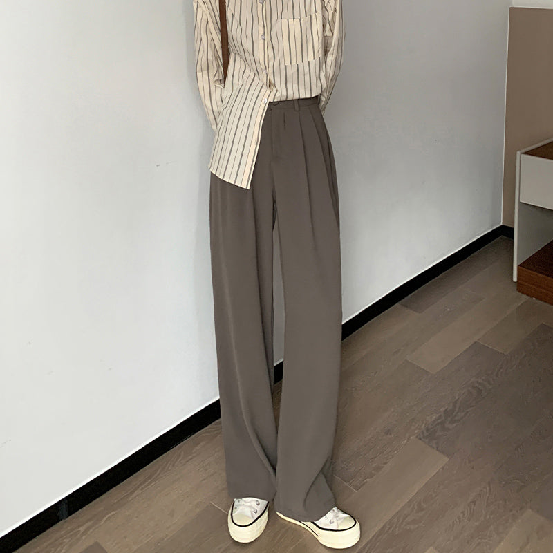 ベーシックワイドパンツ 脚長効果抜群のルーズシルエット S2488