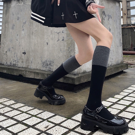 バイカラーソックス 22.5-25.0cm S2126