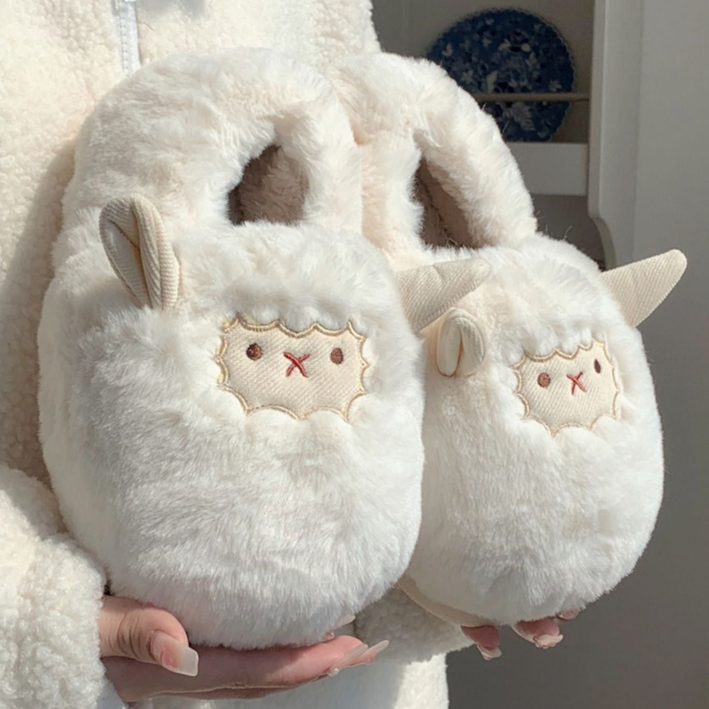 ひつじのふわもこルームシューズ♡ S2029
