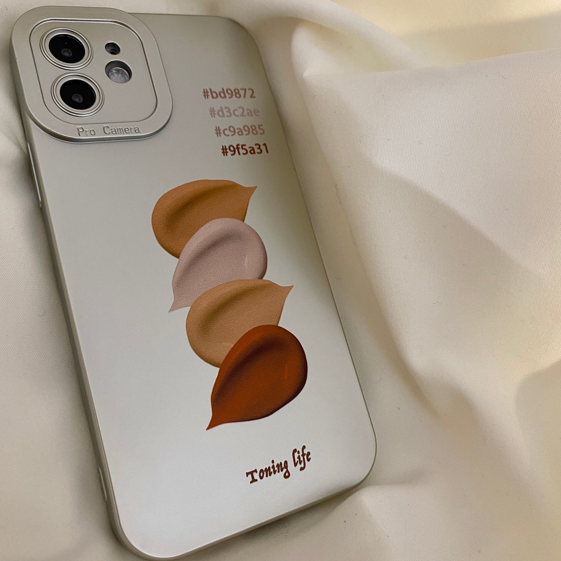 アルミ風マットiPhoneケース♡トレンド可愛い S2510
