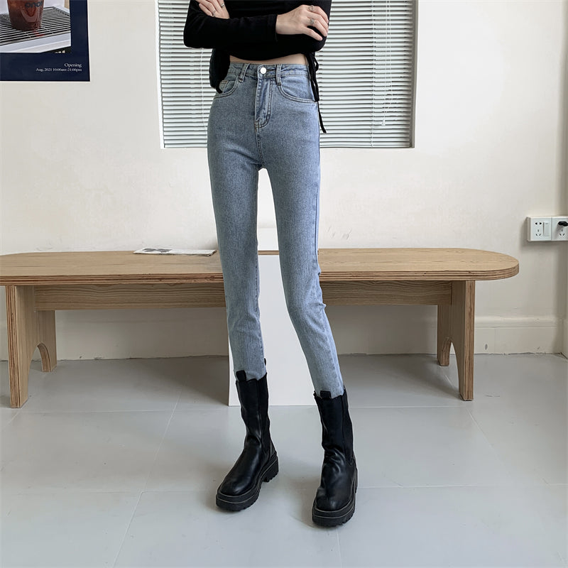 スキニーデニムパンツ♡ハイウエストでスタイルアップ S2489