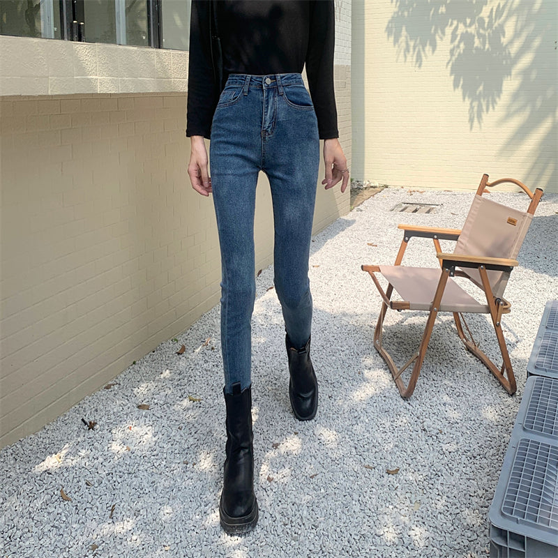 スキニーデニムパンツ♡ハイウエストでスタイルアップ S2489