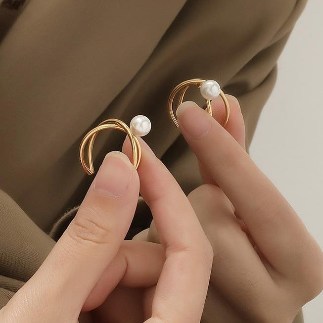 パール2WAYリングカフ♡大人可愛いアクセ S2542