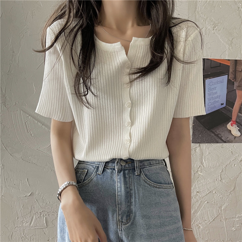 【9色】シンプルワイドリブTシャツ S1680