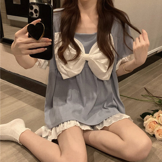 ビッグリボンが可愛いルームウェア♡ S2235