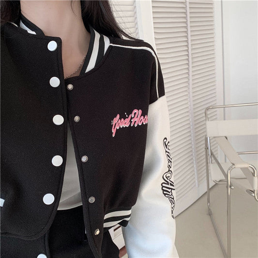 ユニフォーム風ショートセットアップ♡カワイイ制服ルック S2486