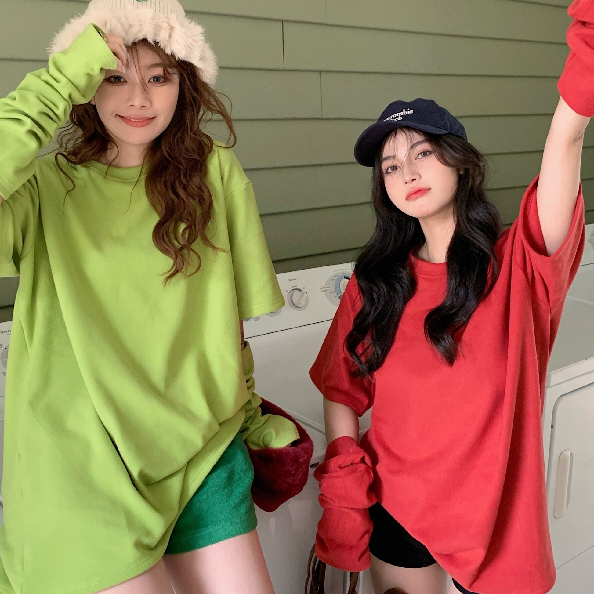 アームウォーマー付きTシャツ♡ゆるかわデザイン S1580