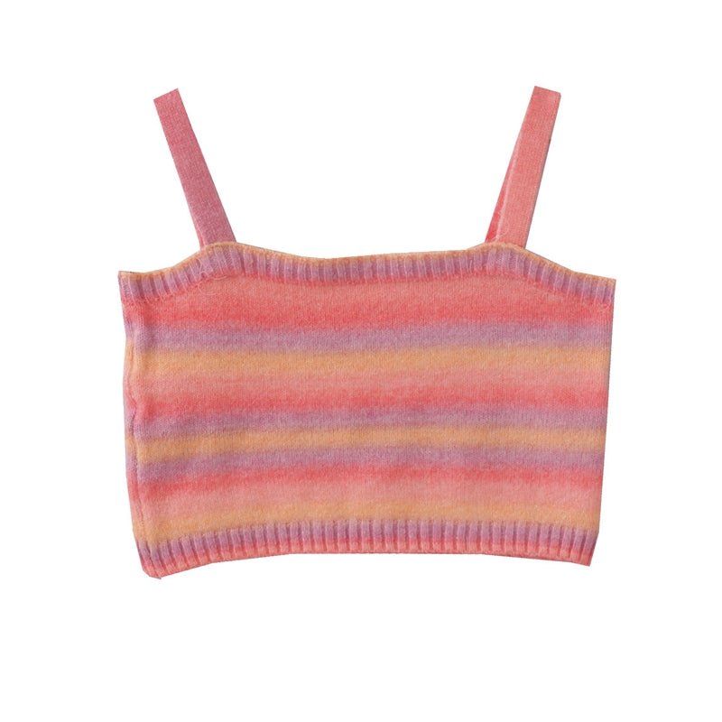 カラフルグラデーション ニットキャミソール S1579