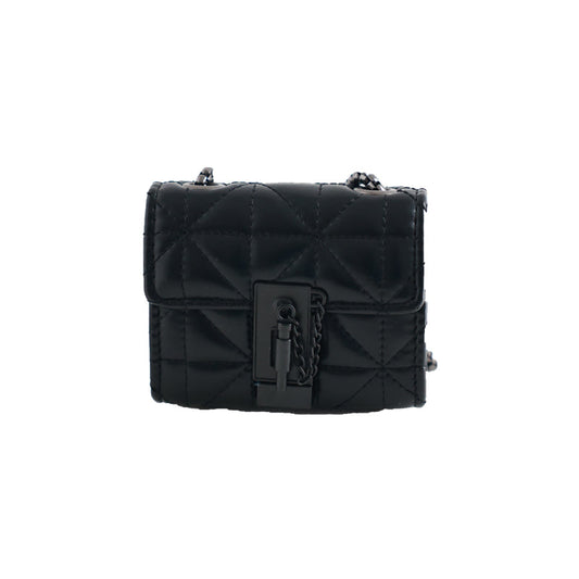 ブラックチェーンミニバッグ♡ミニウォレット風で大人可愛い S2208