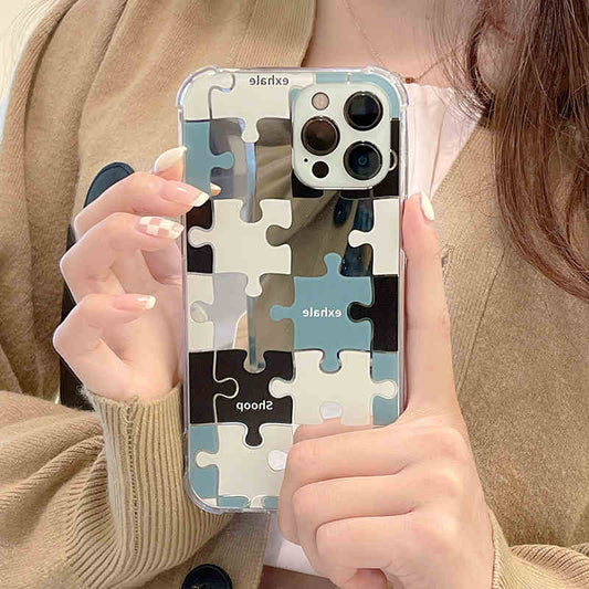 韓国発パズルミラーiPhoneケース♡個性的でかわいい S2520