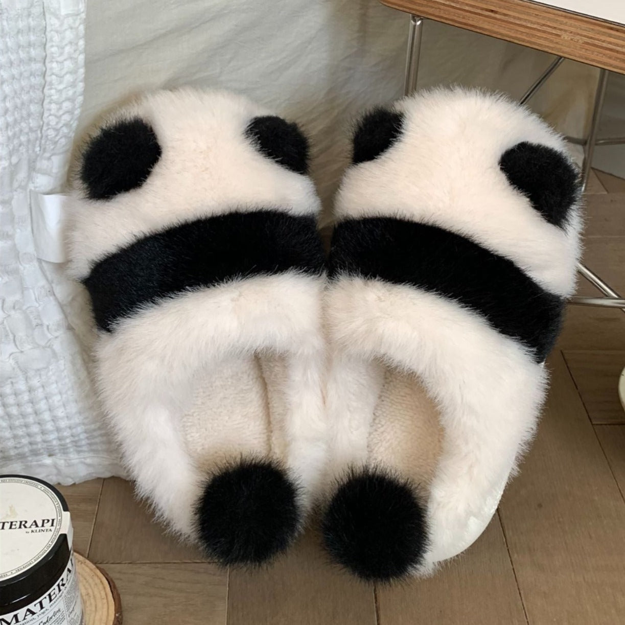 パンダのもこもこルームシューズ♡ S2028