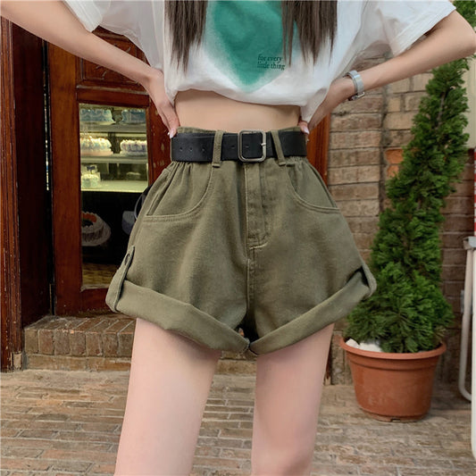 ワークショートパンツ♡今っぽいシルエットで美脚効果 S2280