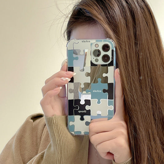 韓国発パズルミラーiPhoneケース♡個性的でかわいい S2520