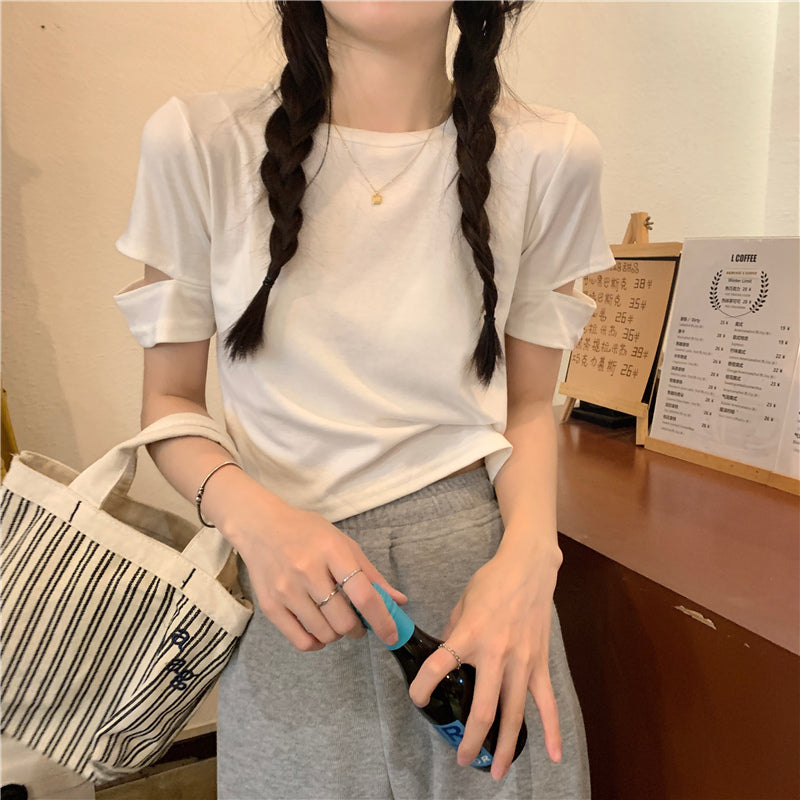 カットスリーブTシャツ♡涼しげでこなれ感抜群 S1869